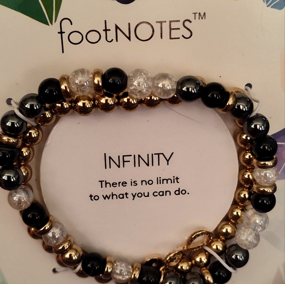 NWT! Footnotes Pure Silver Plated Bracelet - Picture 2 of 5